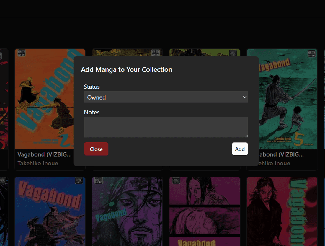 Adding a Volume Screenshot